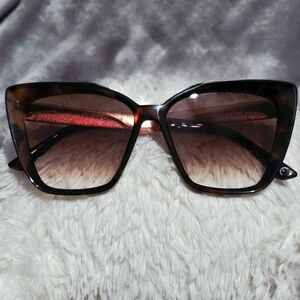 Foster Grant KG 20 06 TRT MCV Women's Cat Eye Fashion Sunglasses